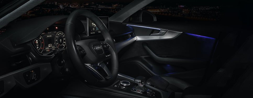 black car interior