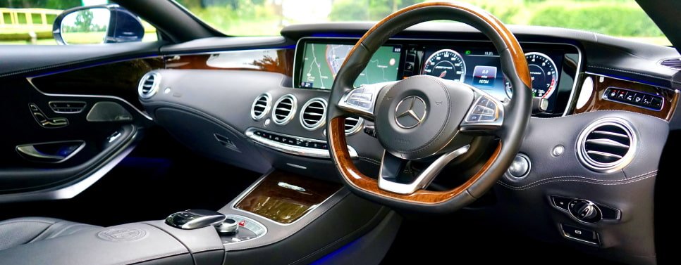 mercedes car interior