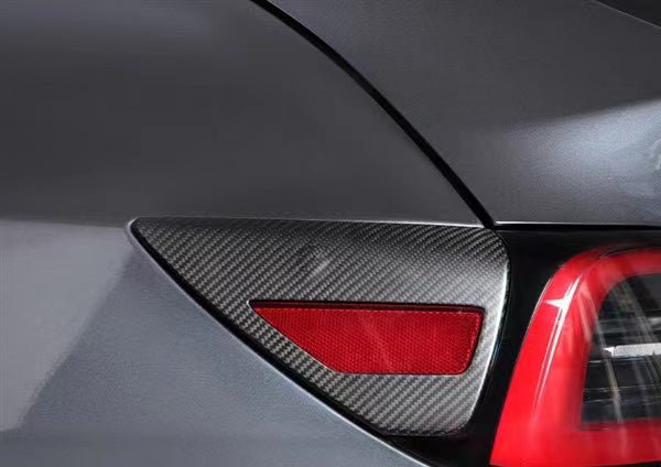 DynaCarbon™ Hard Carbon Fiber Charger Port Trim for Tesla Model 3/Y 2017-2023