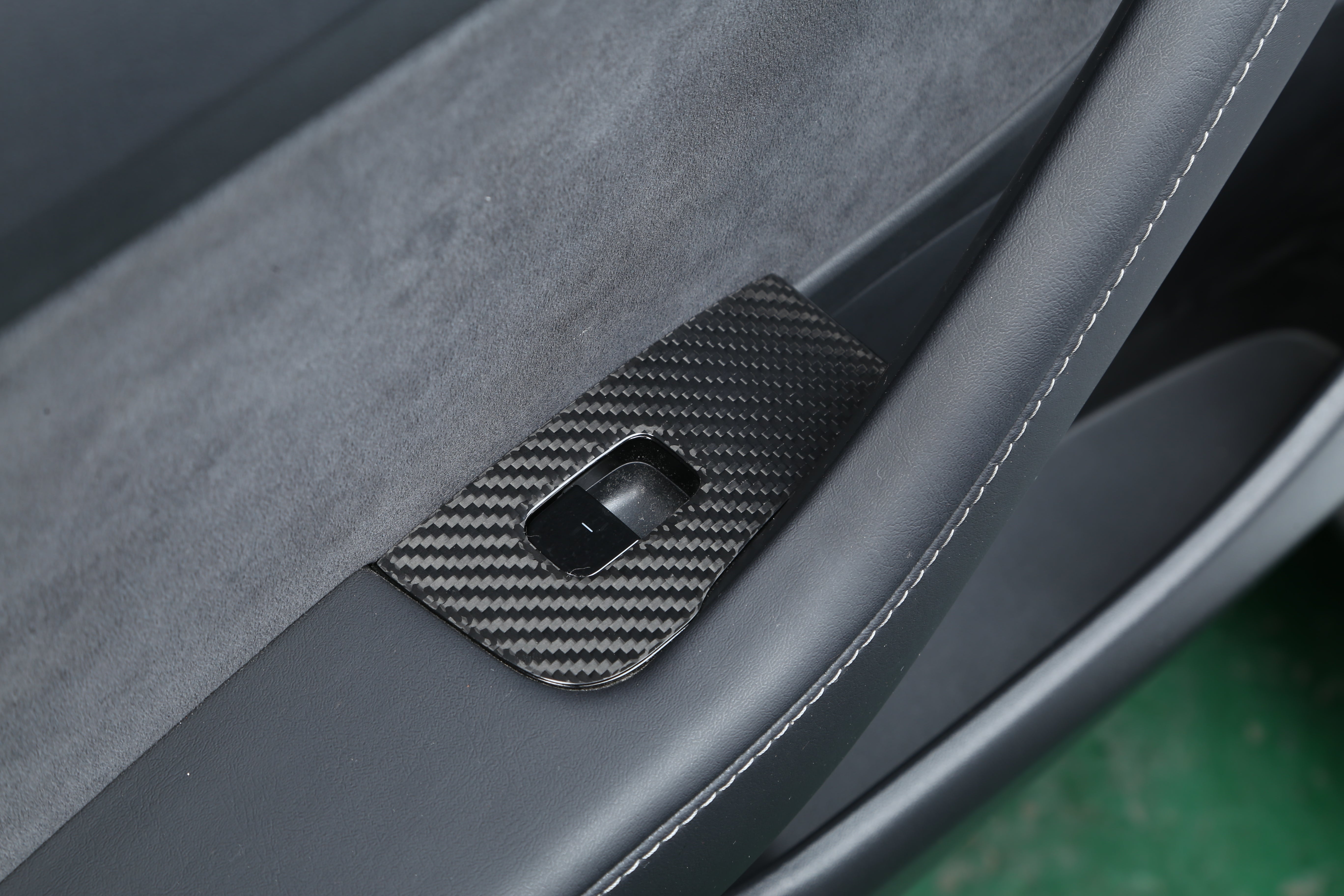 DynaCarbon™ Carbon Fiber Window and Door Trim Kit LHD for Tesla Model 3 2017-2020
