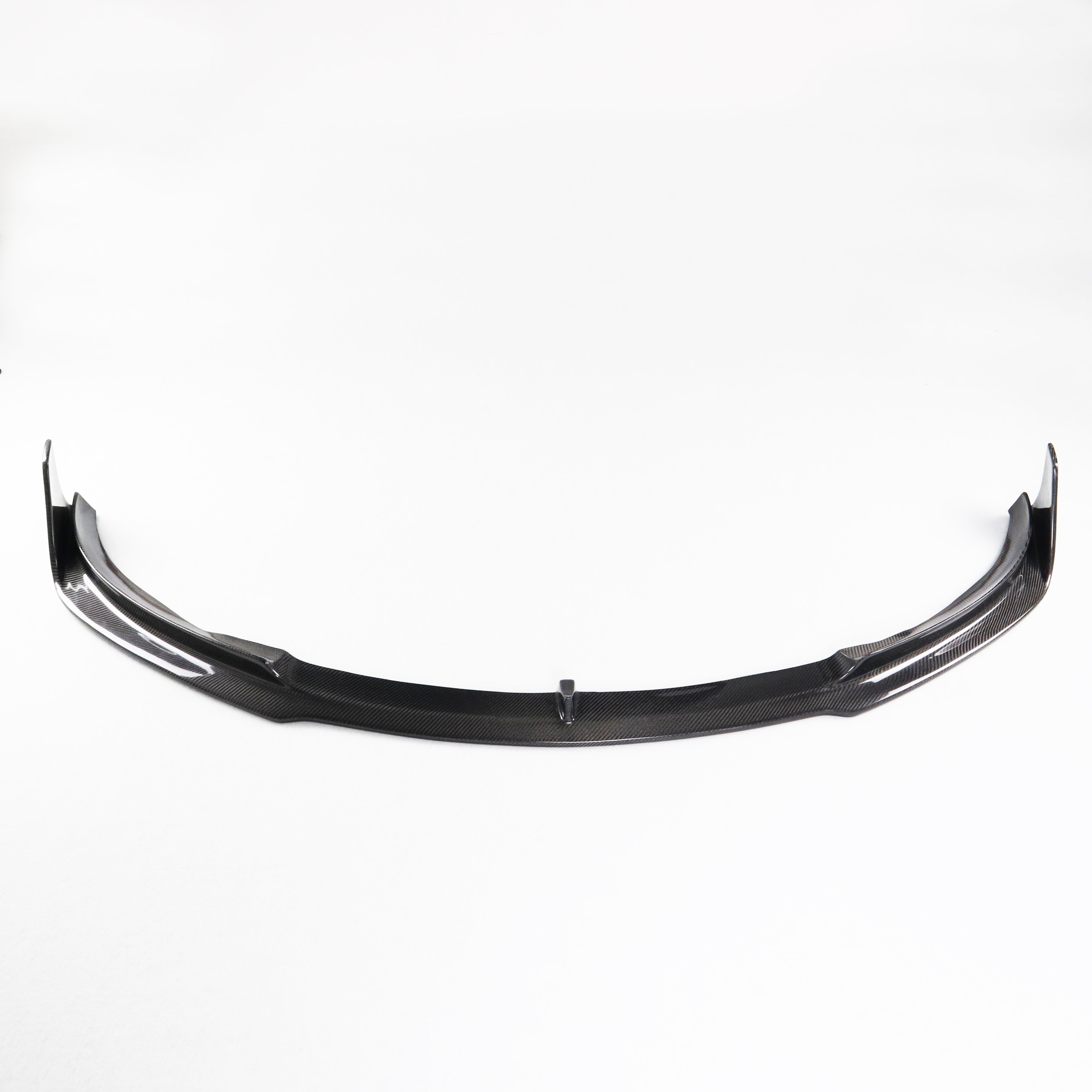 DynaCarbon™ Hard Carbon Fiber Front Bumper Lip Trim for Tesla Model 3 V Type 2017-2023