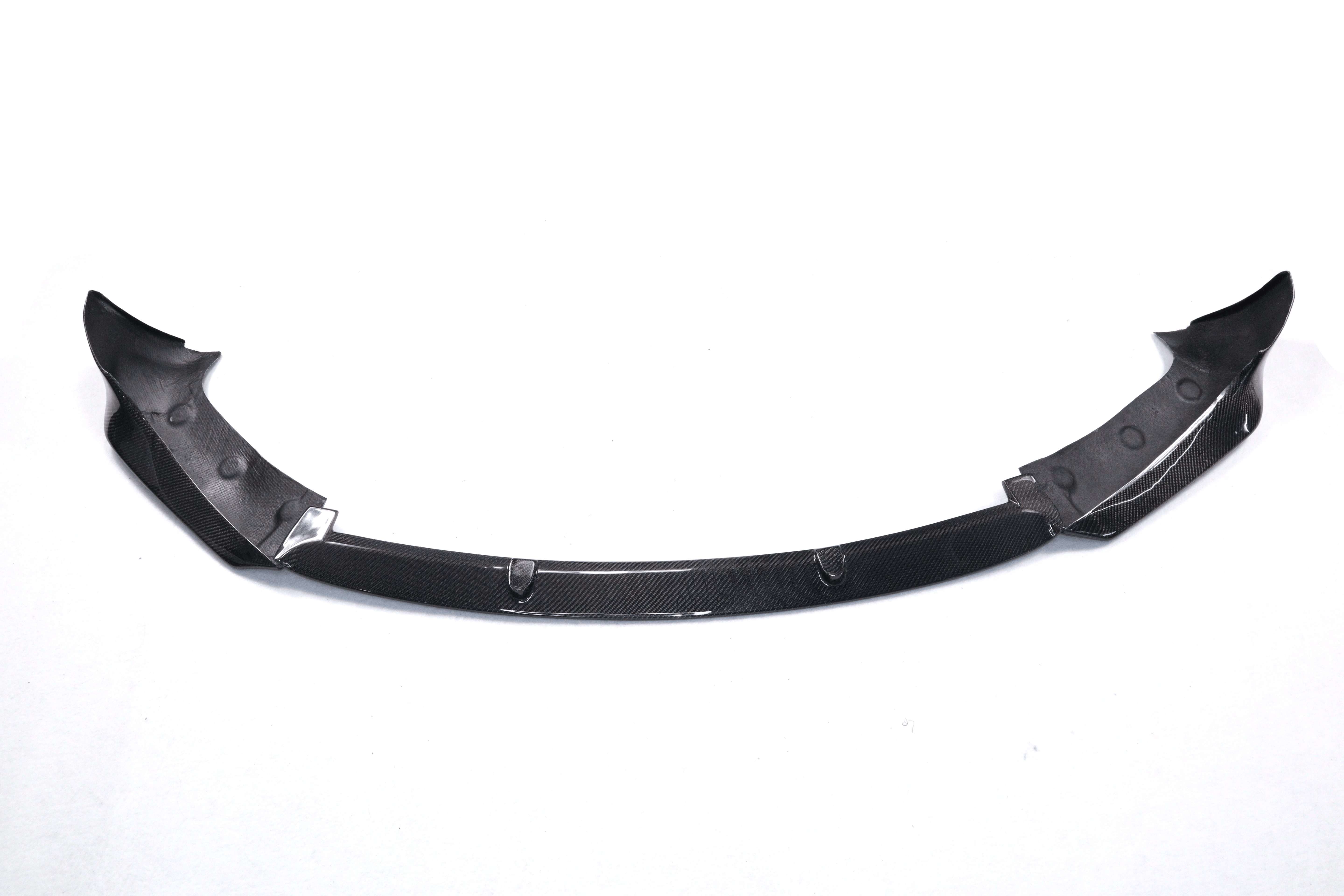 DynaCarbon™ Hard Carbon Fiber Front Bumper Lip Trim for Tesla Model 3 CMST Type 2017-2023