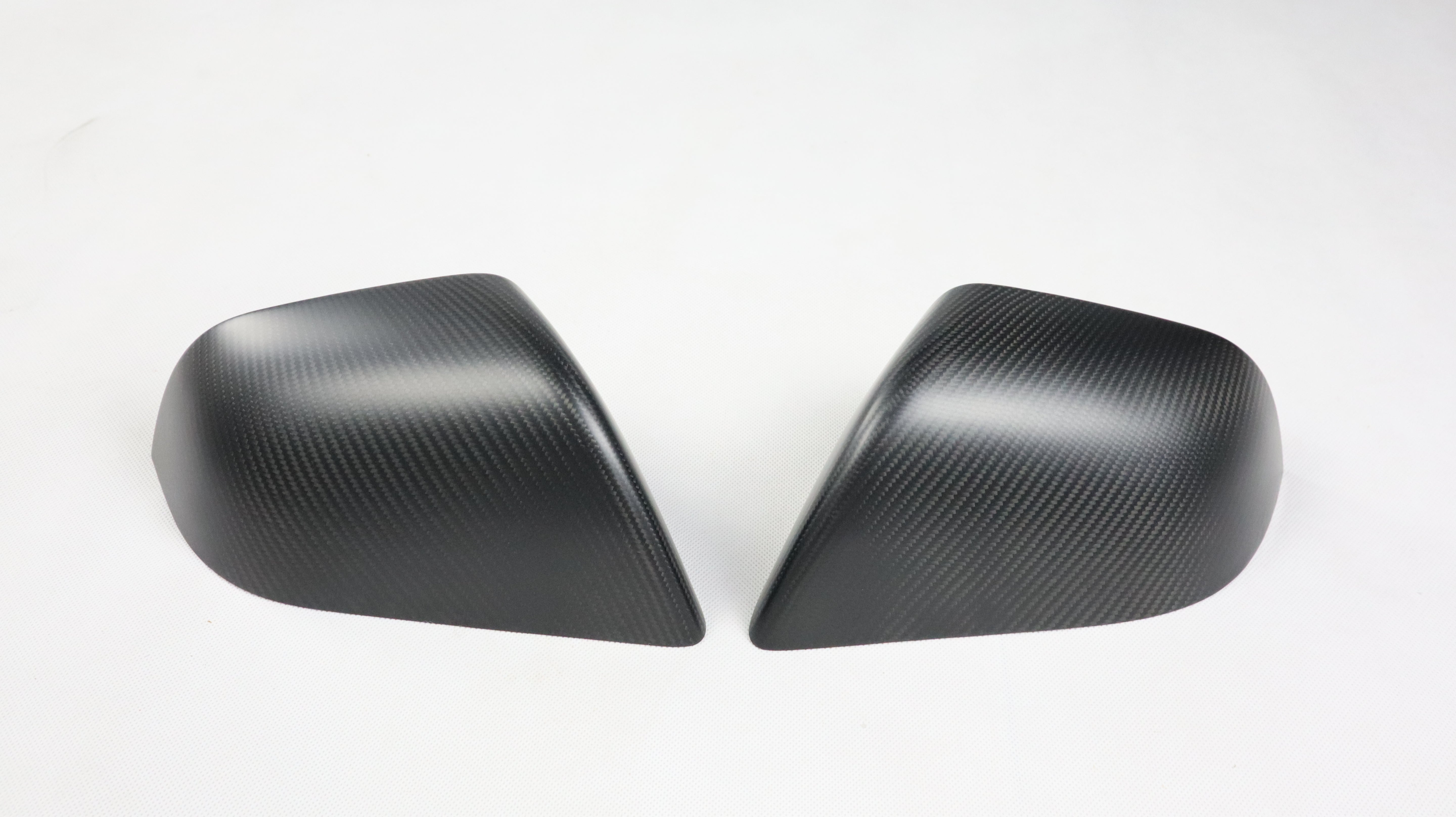 DynaCarbon™ 2 PCS Hard Carbon Fiber Side Mirror Trim Kit for Tesla Model 3 2017-2023
