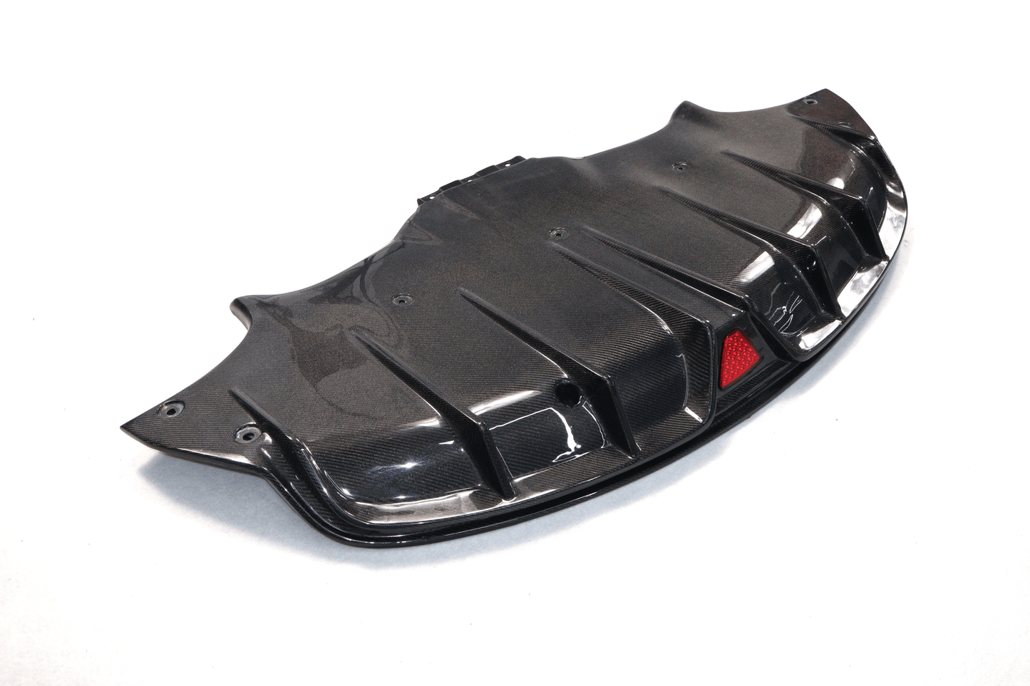 DynaCarbon™ Hard Carbon Fiber Rear Bumper Diffuser Trim for Tesla Model 3 CMST Type 2017-2023