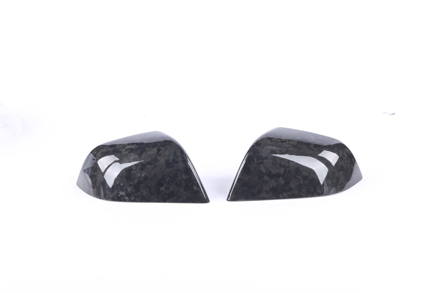 DynaCarbon™ 2 PCS Hard Carbon Fiber Side Mirror Trim Kit for Tesla Model 3 2017-2023