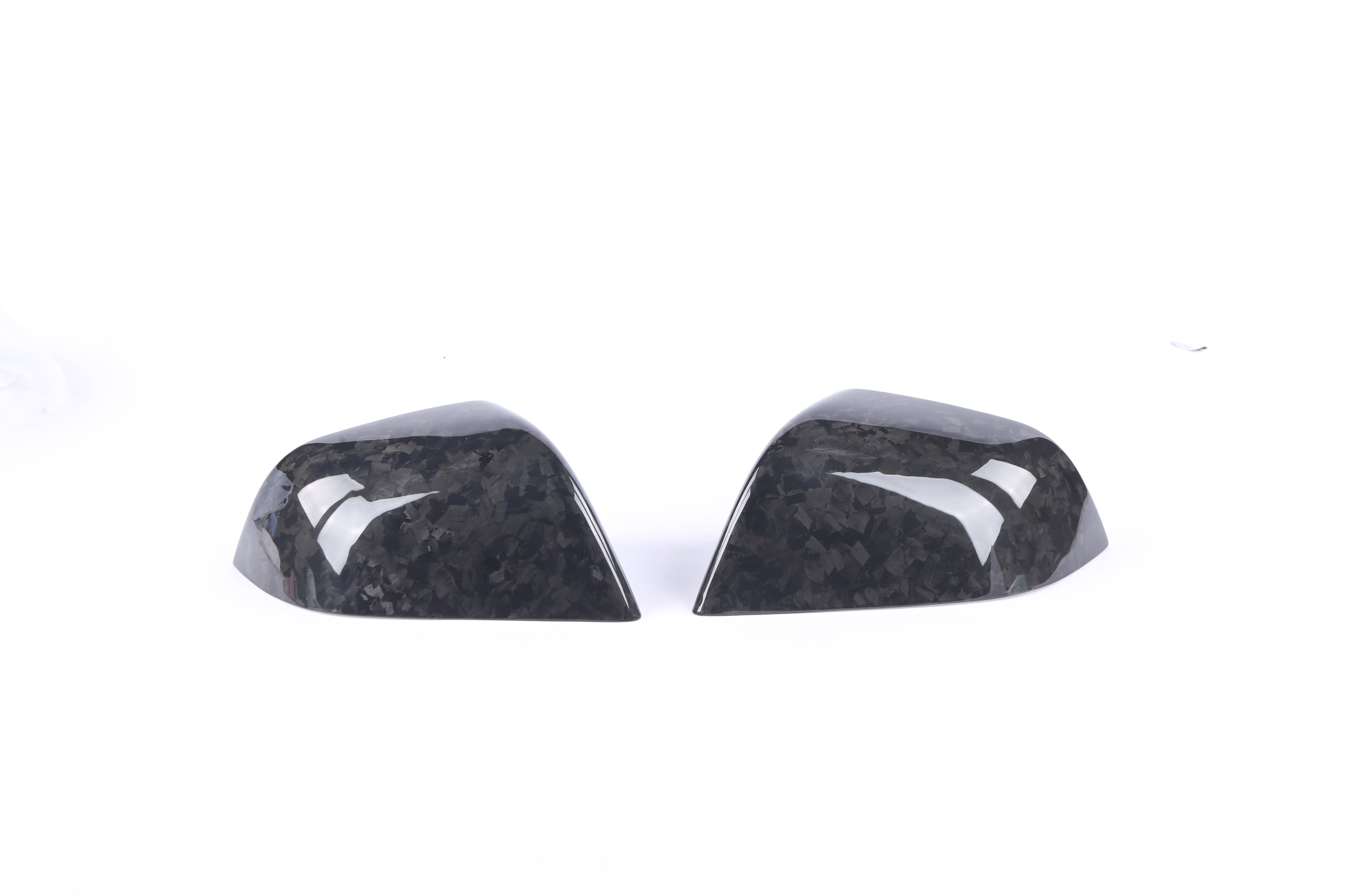DynaCarbon™ 2 PCS Hard Carbon Fiber Side Mirror Trim Kit for Tesla Model 3 2017-2023