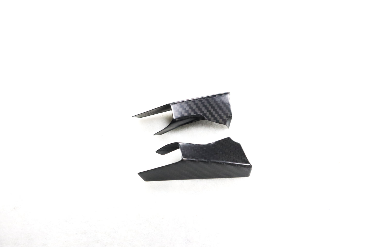 DynaCarbon™ 2 PCS Hard Carbon Fiber Dashboard Side Trim Kit for Tesla Model 3 2017-2023