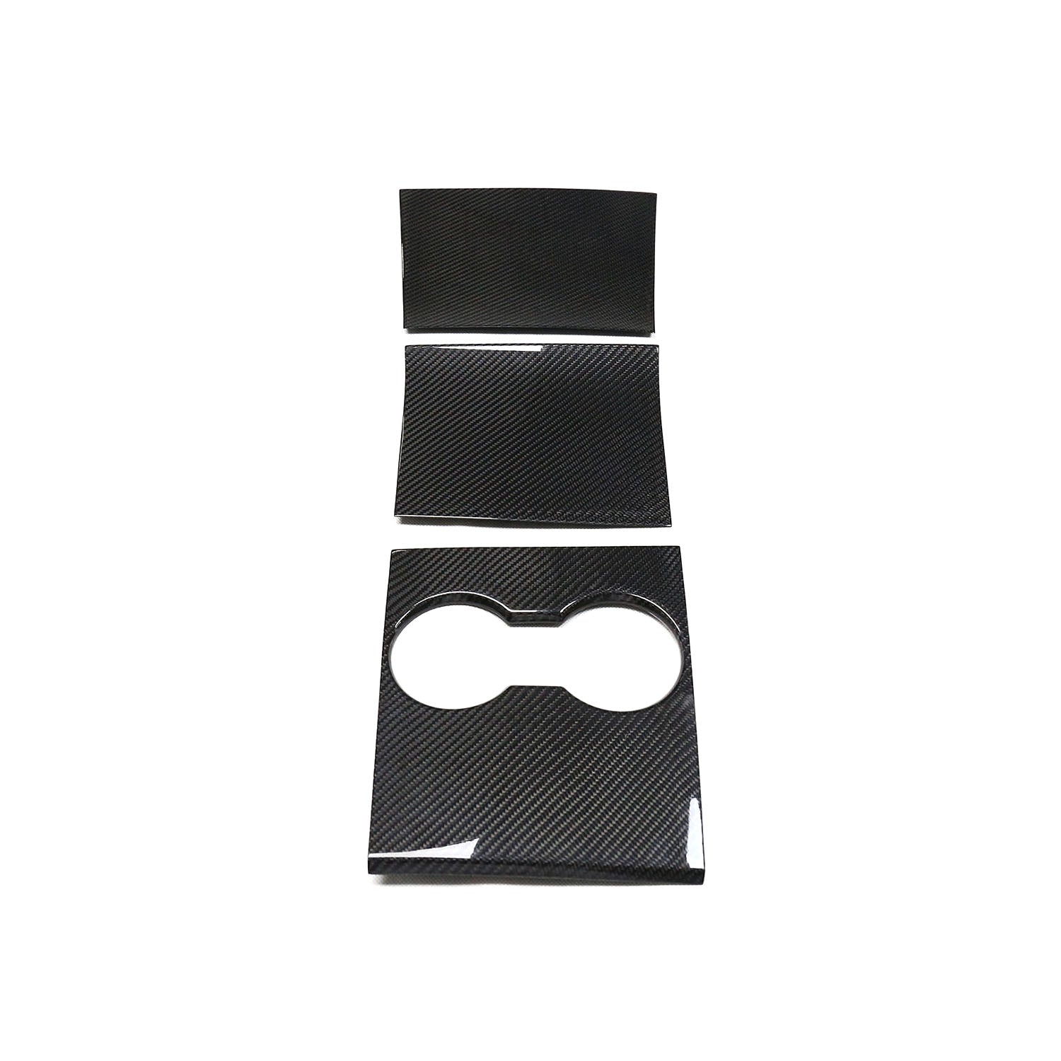 DynaCarbon™️ Carbon Storage Box Trim for Tesla Model 3 2017-2020