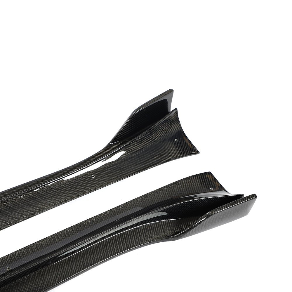 DynaCarbon™️ Carbon Side skirts for Tesla Model Y Sport Utility 4-Door 2019-2021