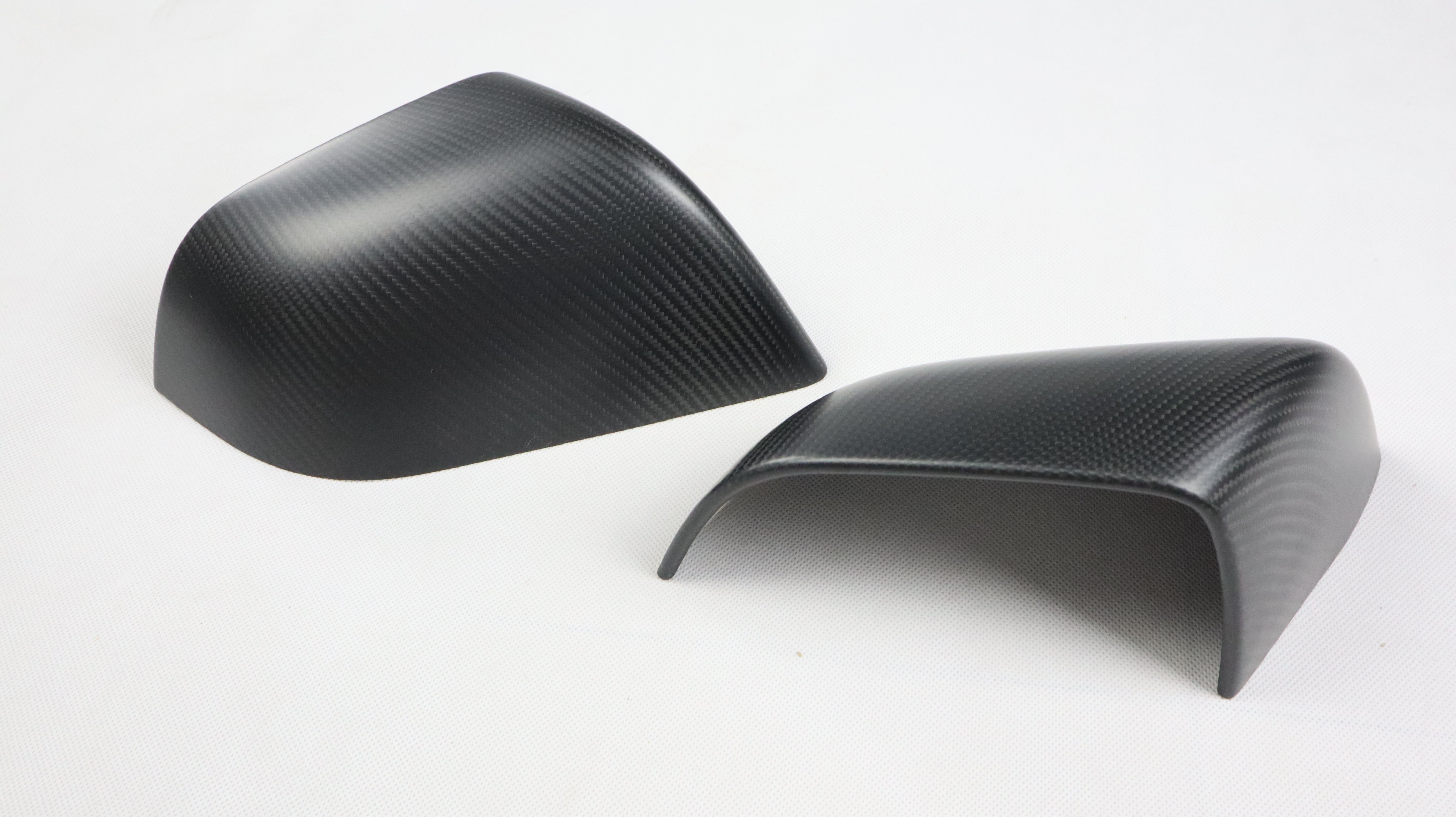 DynaCarbon™ 2 PCS Hard Carbon Fiber Side Mirror Trim Kit for Tesla Model Y 2017-2023