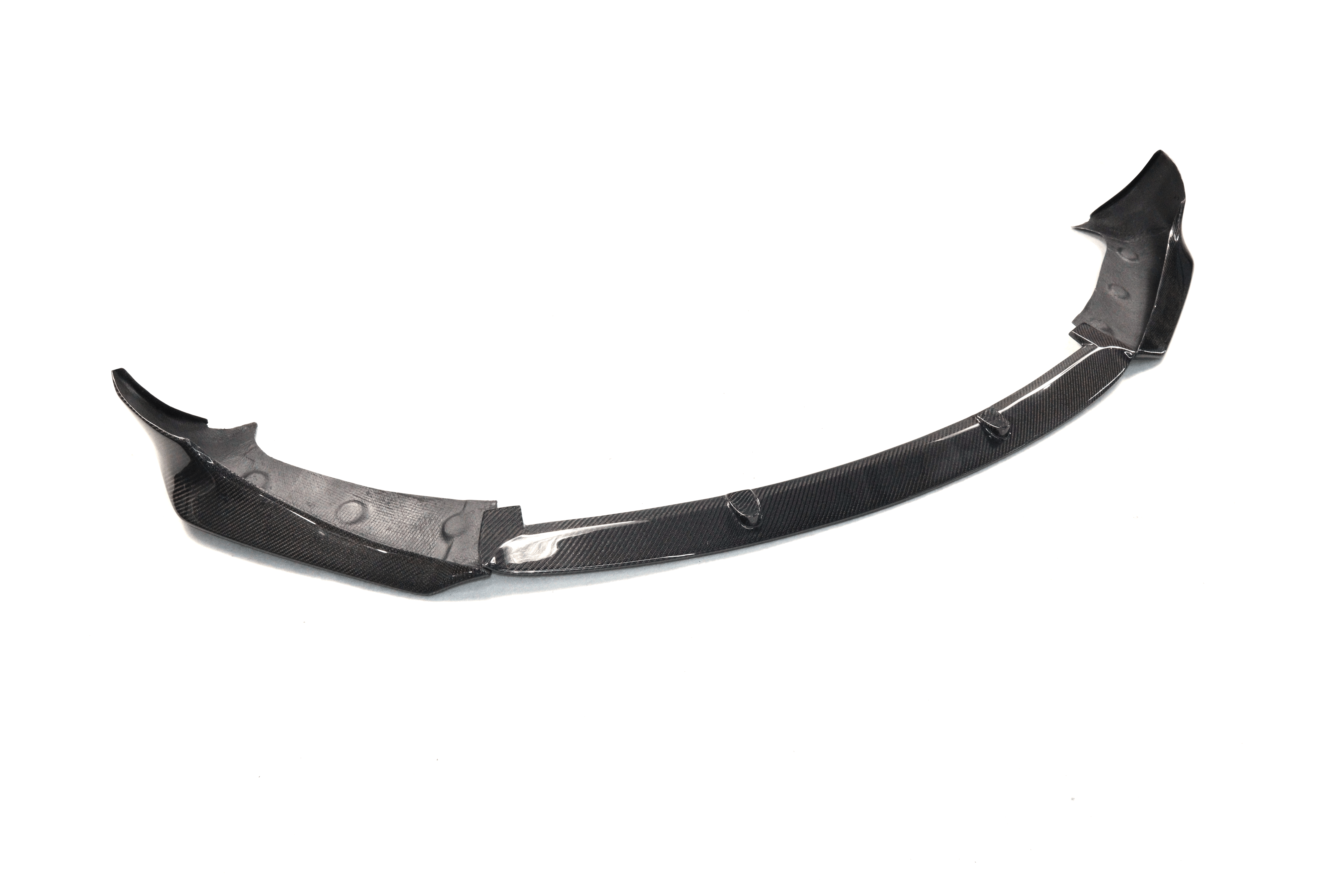 DynaCarbon™ Hard Carbon Fiber Front Bumper Lip Trim for Tesla Model 3 CMST Type 2017-2023