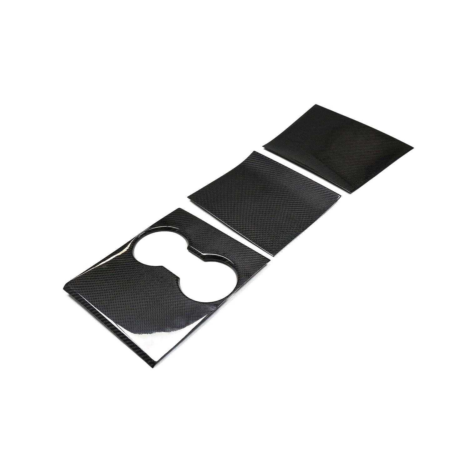 DynaCarbon™️ Carbon Storage Box Trim for Tesla Model 3 2017-2020