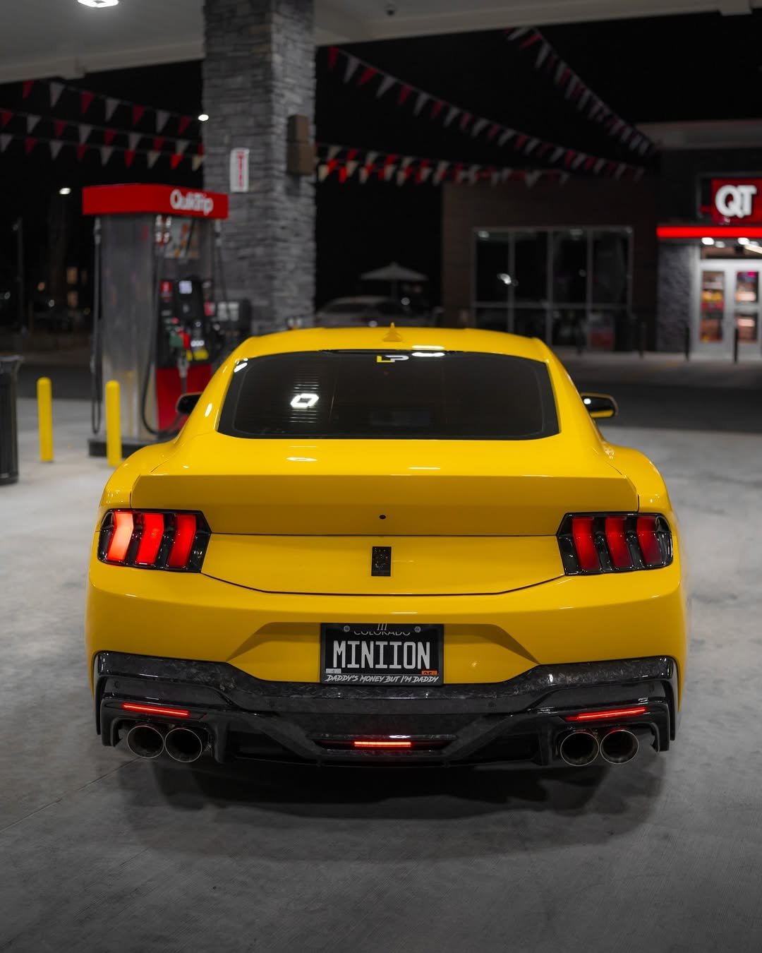 DynaCarbon™️ Carbon Rear Diffuser for Ford Mustang Dark Horse 2024-2026
