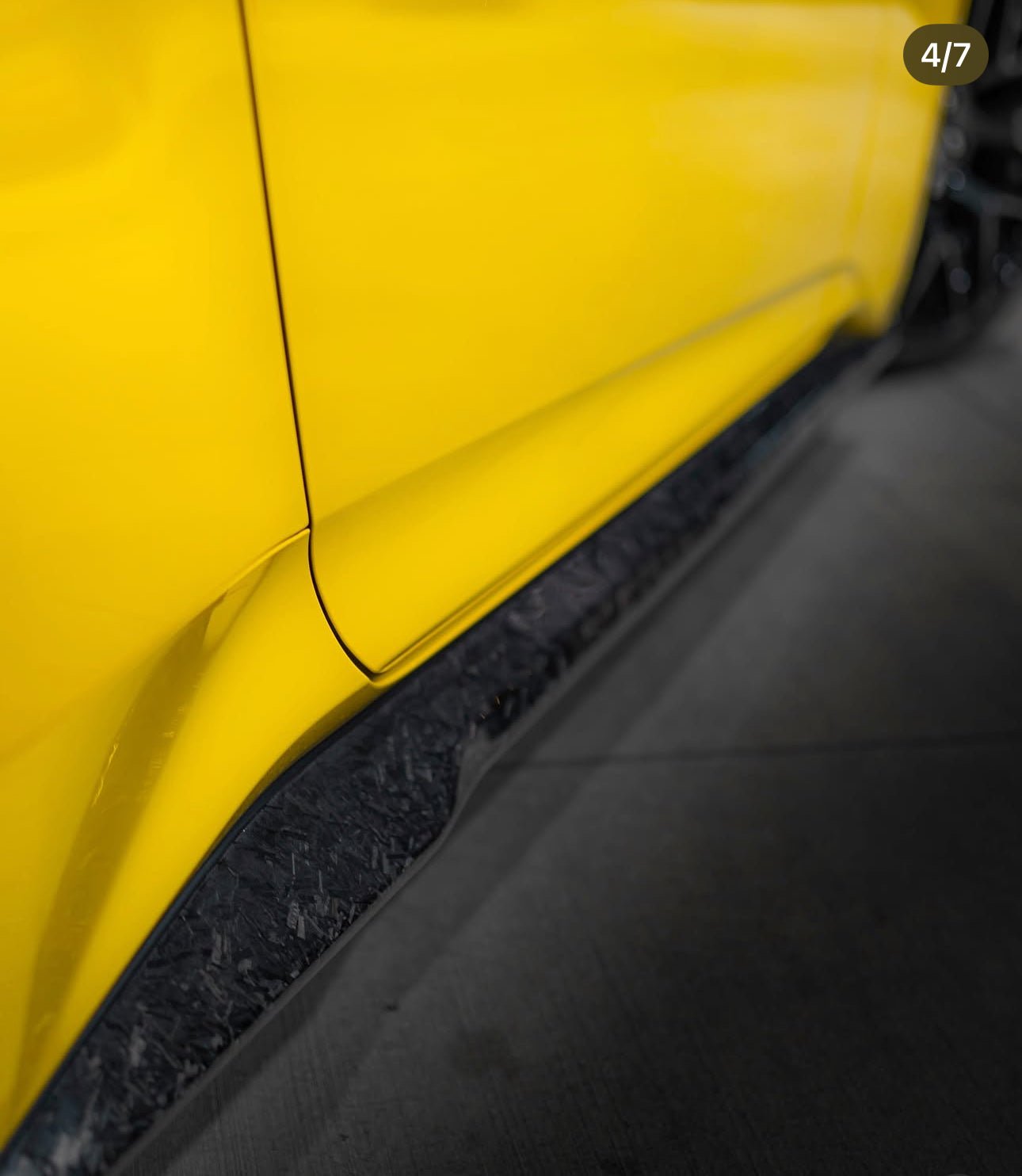 DynaCarbon™️ Carbon Side Skirts for Ford Mustang Dark Horse 2024-2026