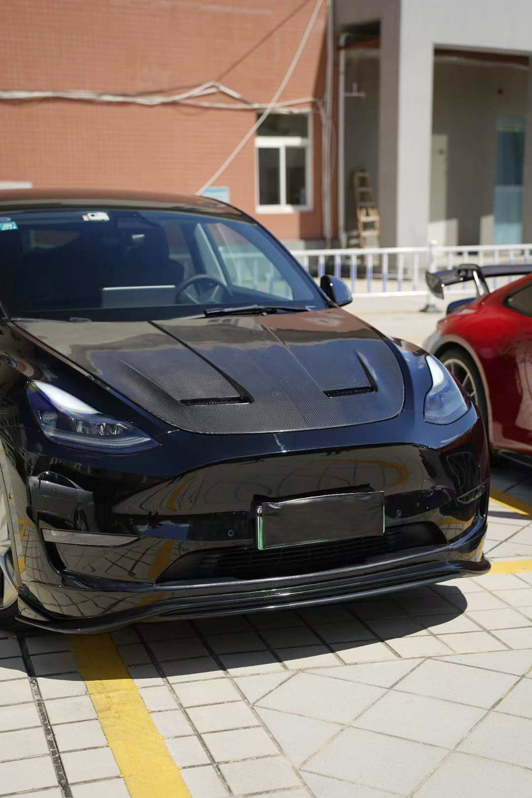 DynaCarbon™️ Carbon Hood Bonnet for Tesla Model Y 2020-2022