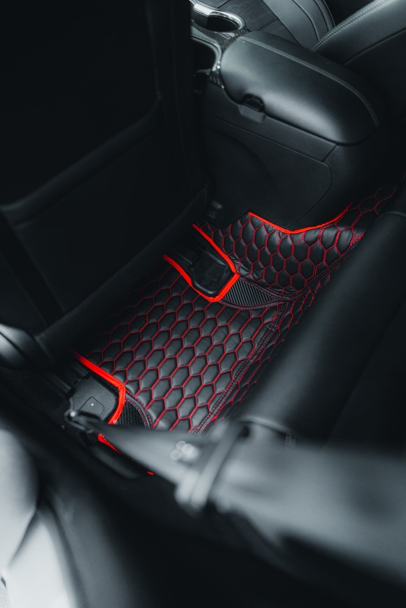 2014-2023 Infiniti Q60 Corsa Series Carbon Fiber Floor Mats