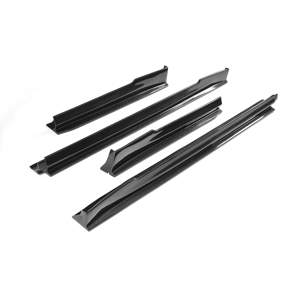 DynaCarbon™️ 4PCS Carbon Side Skirts for Tesla Model S 2014-2017