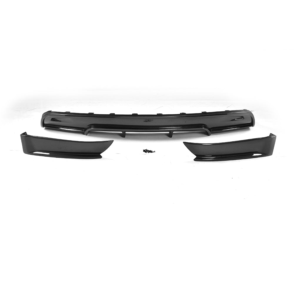 DynaCarbon™️ Carbon Rear Bumper Diffuser with Splitters for Tesla Model S 2016-2017