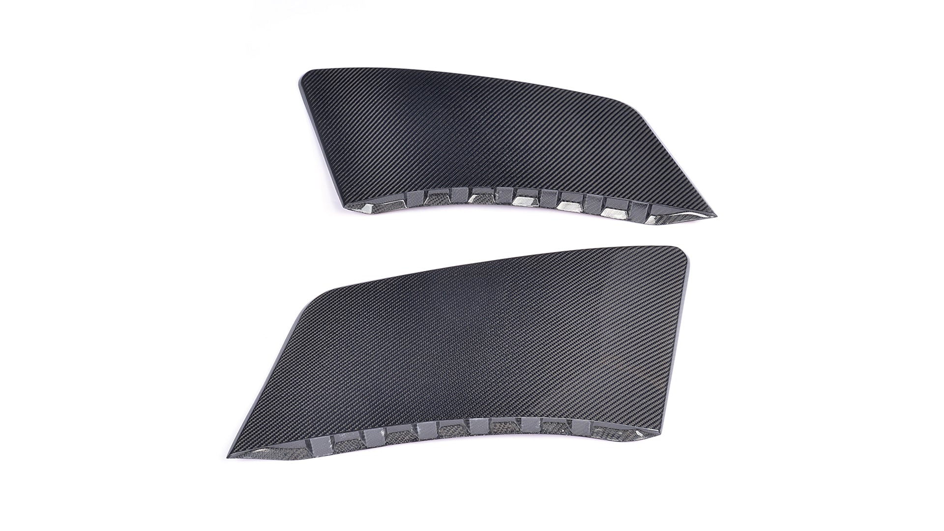 DynaCarbon™️ Carbon Rear Quarter Panel Fender Scoop for Ford Mustang GT Coupe 2015-2023