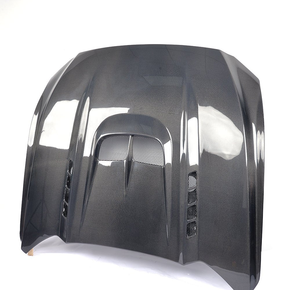 DynaCarbon™️ Carbon Engine Hood with Scoop for Ford Mustang Coupe 2015-2017