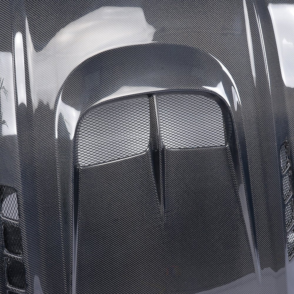 DynaCarbon™️ Carbon Engine Hood with Scoop for Ford Mustang Coupe 2015-2017
