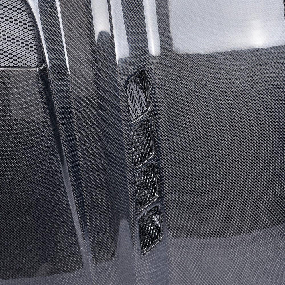 DynaCarbon™️ Carbon Engine Hood with Scoop for Ford Mustang Coupe 2015-2017