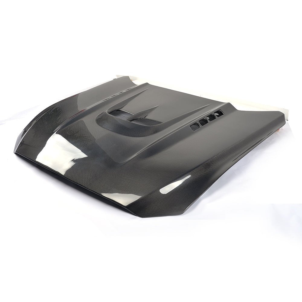 DynaCarbon™️ Carbon Engine Hood with Scoop for Ford Mustang Coupe 2015-2017
