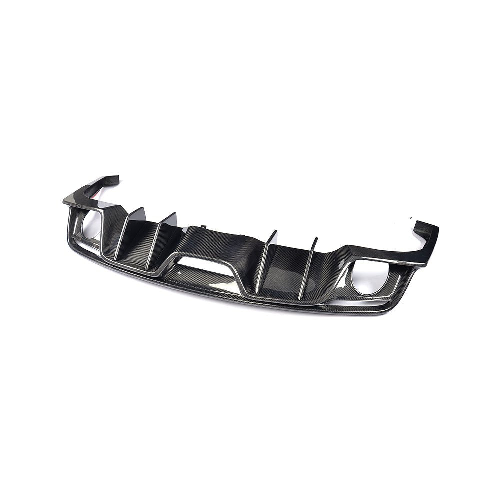 DynaCarbon™️ Carbon Rear Bumper Diffuser for Ford Mustang (Fits Ecoboost and GT Models) 2015-2017