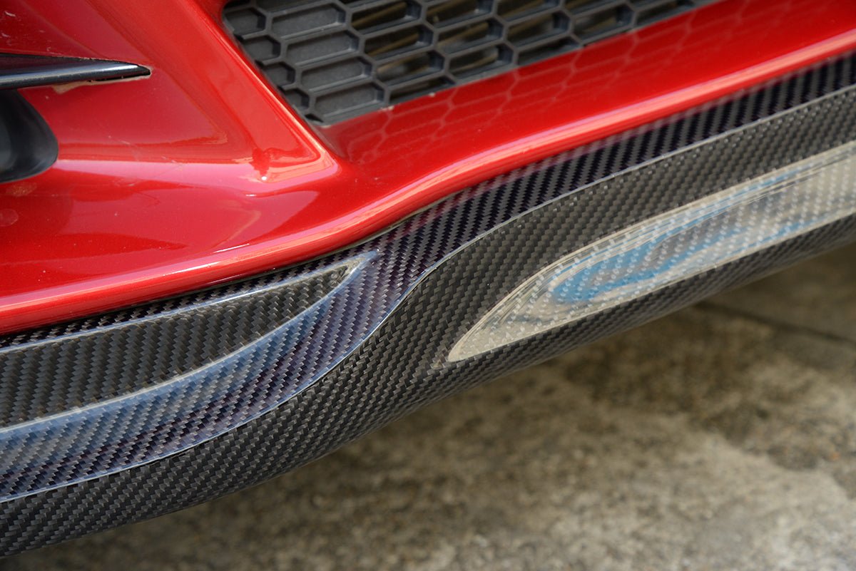 DynaCarbon™️ Carbon Front Bumper Lip for Tesla Model S 85 P85 2012-2016