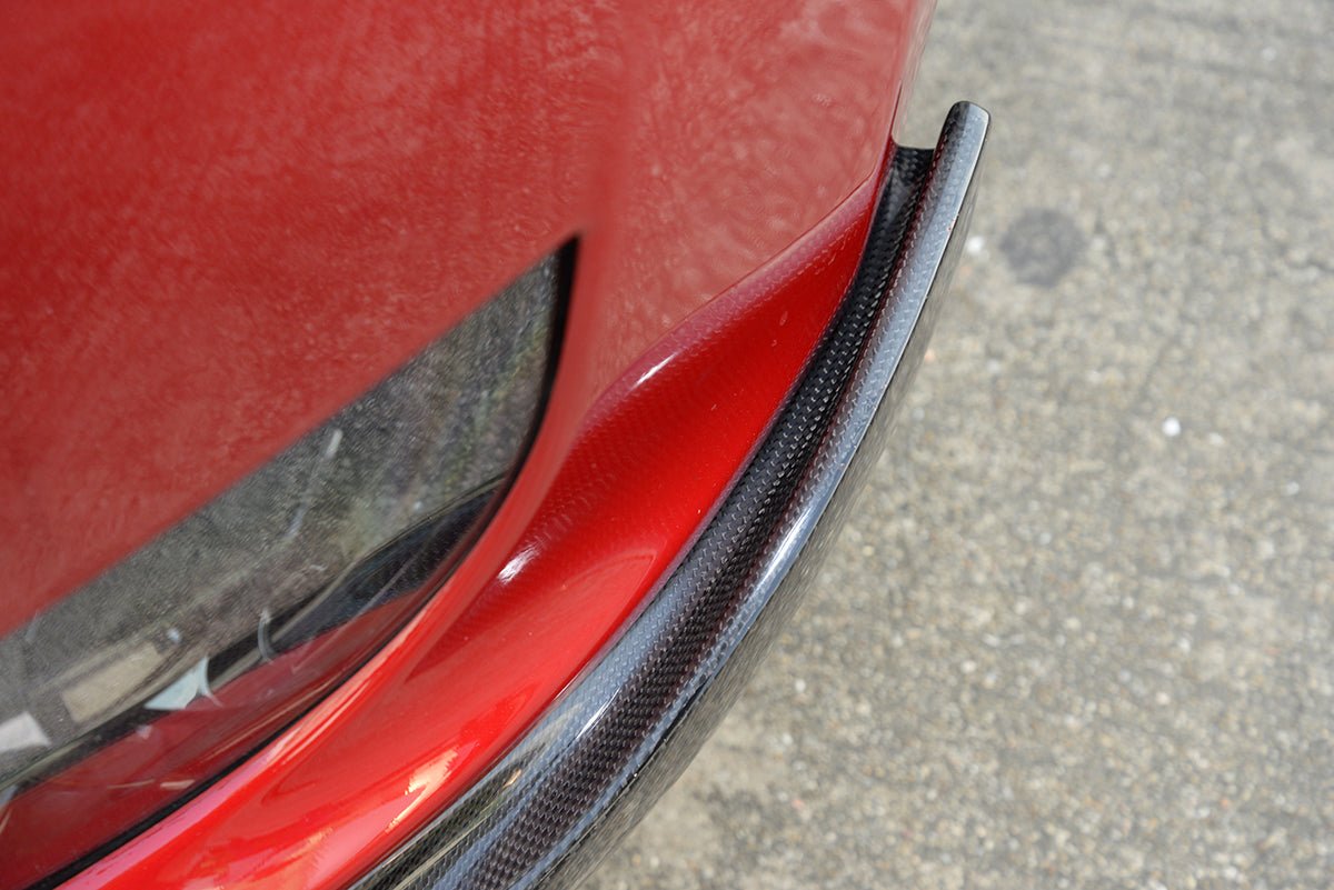 DynaCarbon™️ Carbon Front Bumper Lip for Tesla Model S 85 P85 2012-2016