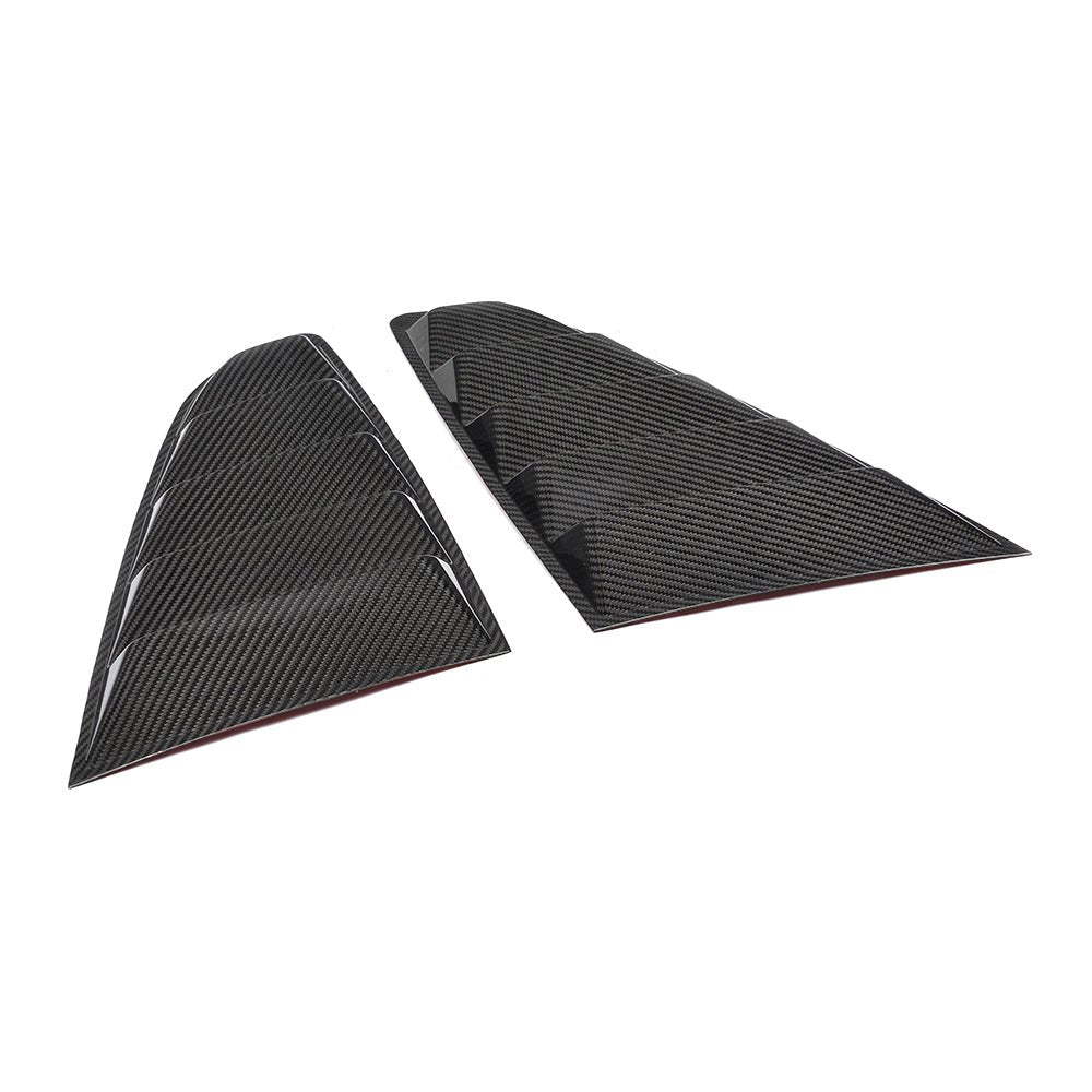 DynaCarbon™️ Carbon Rear Window Louver for Ford Mustang Coupe 2015-2023 (Fits All Models)