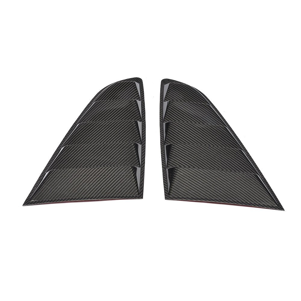 DynaCarbon™️ Carbon Rear Window Louver for Ford Mustang Coupe 2015-2023 (Fits All Models)