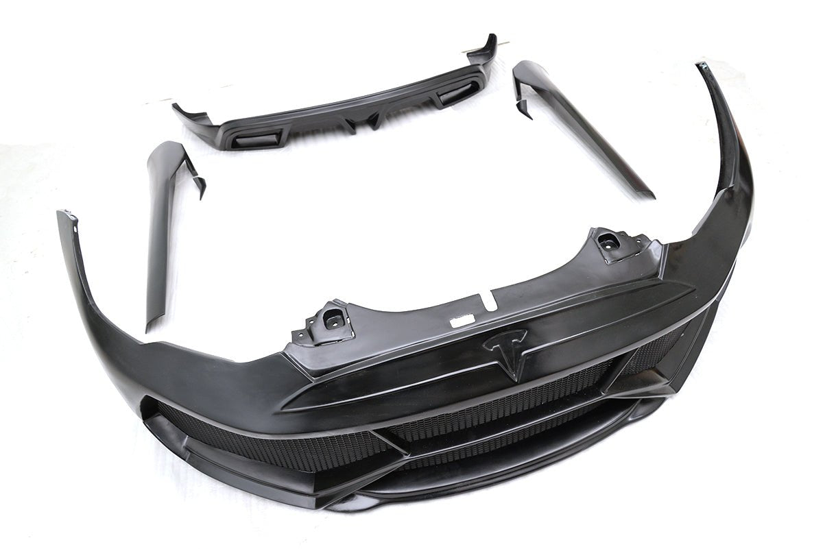 DynaCarbon™️ Carbon Bumper Kit for Tesla Model S 85 P85 2012-2016