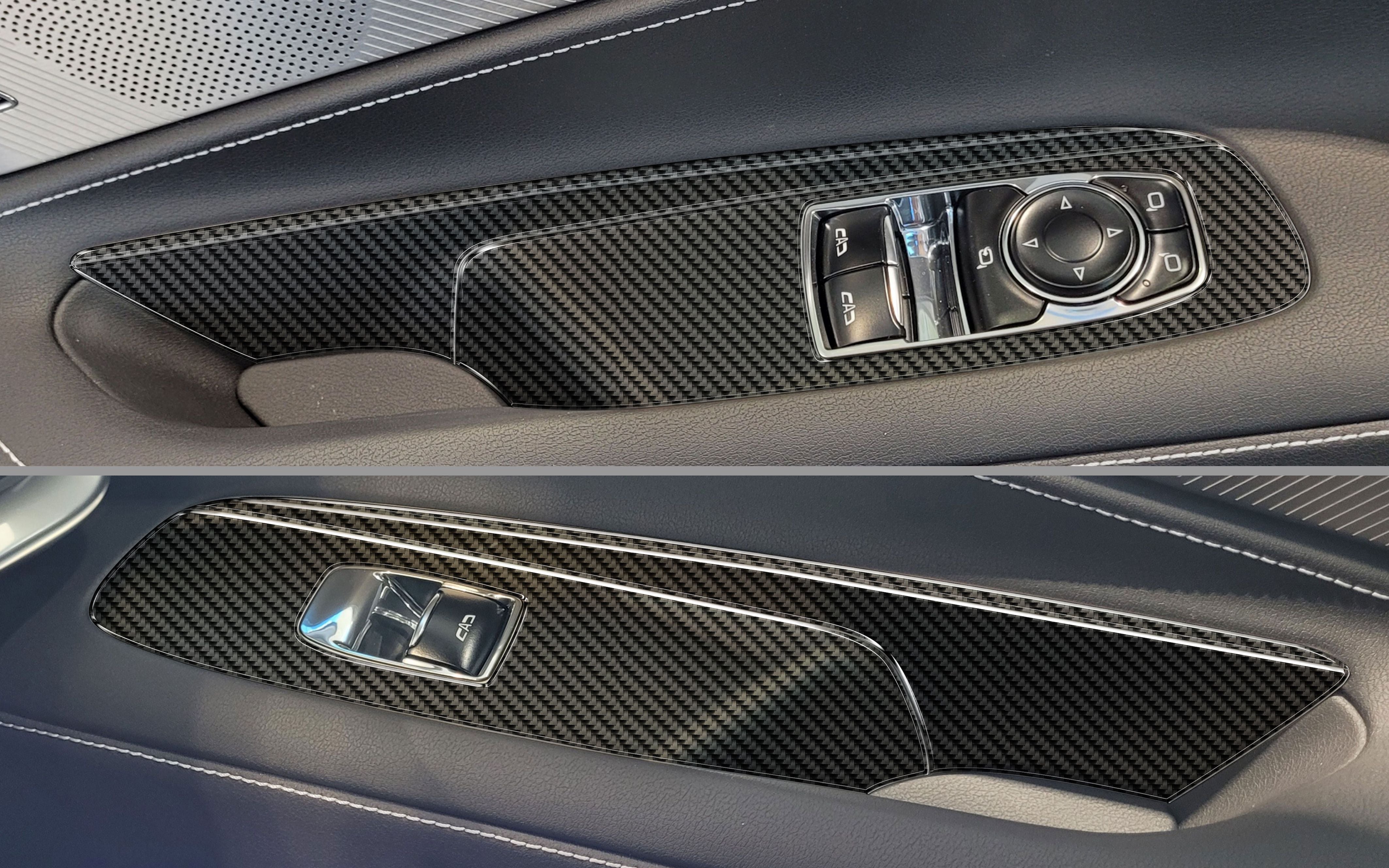 DynaCarbon™️ Carbon Window Control Panels for Chevrolet Corvette 2020-2025
