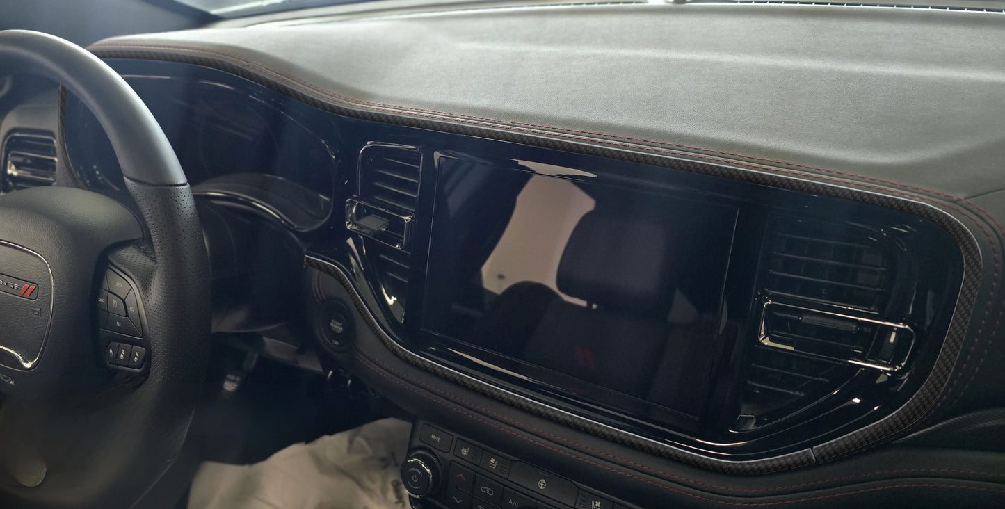 DynaCarbon™️ Carbon Fiber Speedo Surround Dodge Durango 2021-2026
