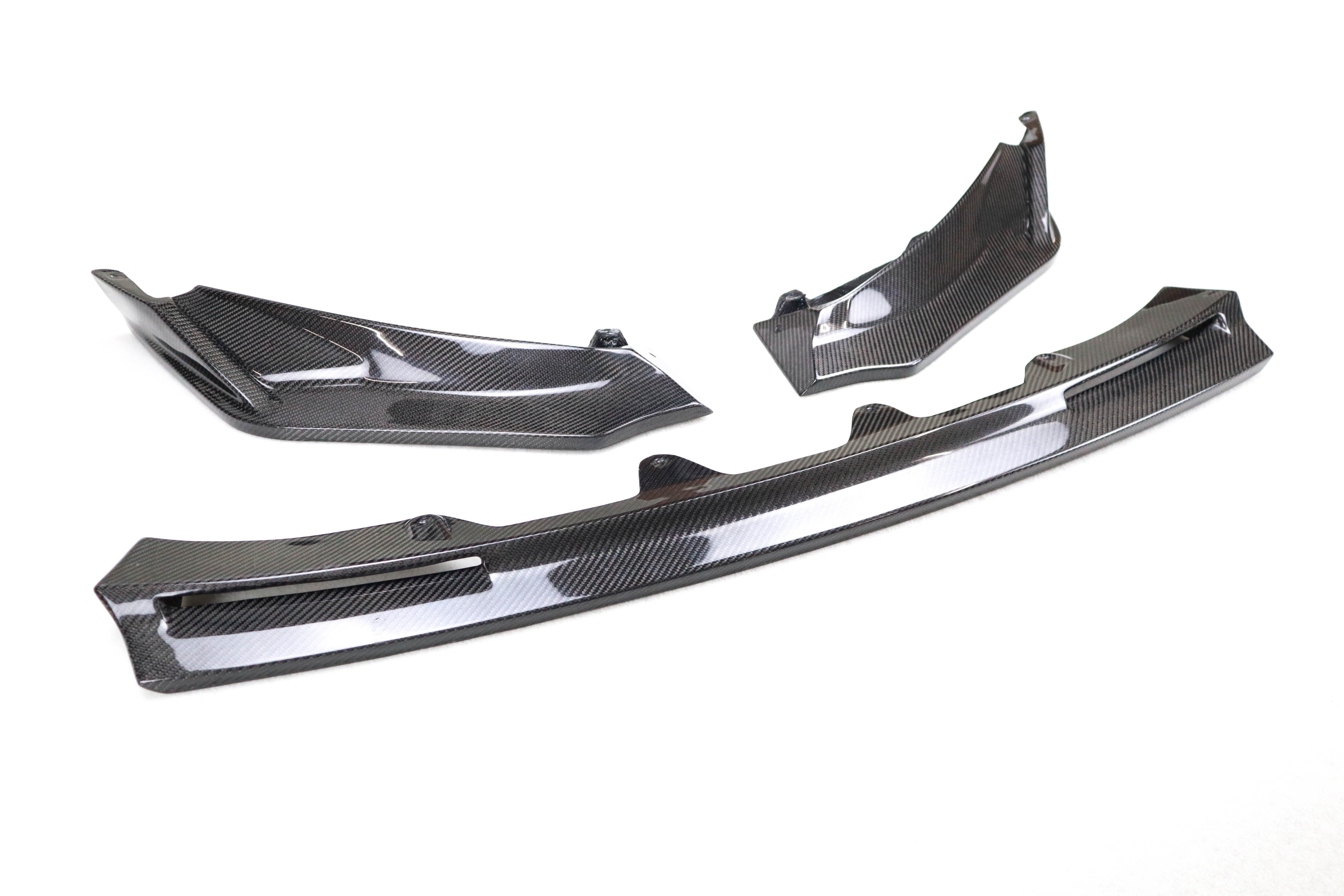 DynaCarbon™️ Carbon V Type Front Lip Spoiler for BMW G80 G82 M3 M4 2021-2026