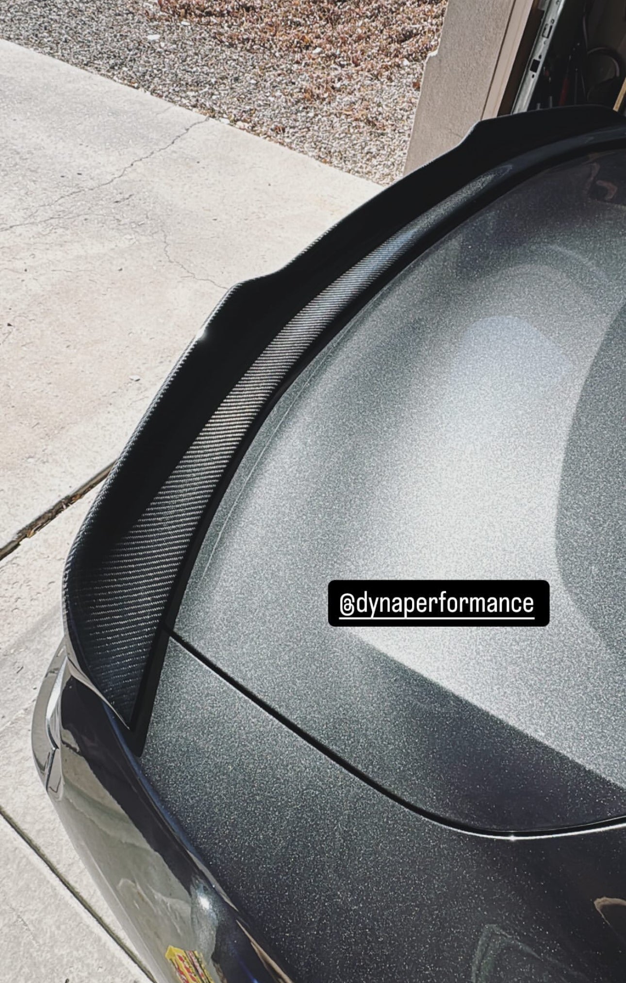DynaCarbon™️ Carbon Roush Style Rear Spoiler for Ford Mustang Coupe 2015-2023