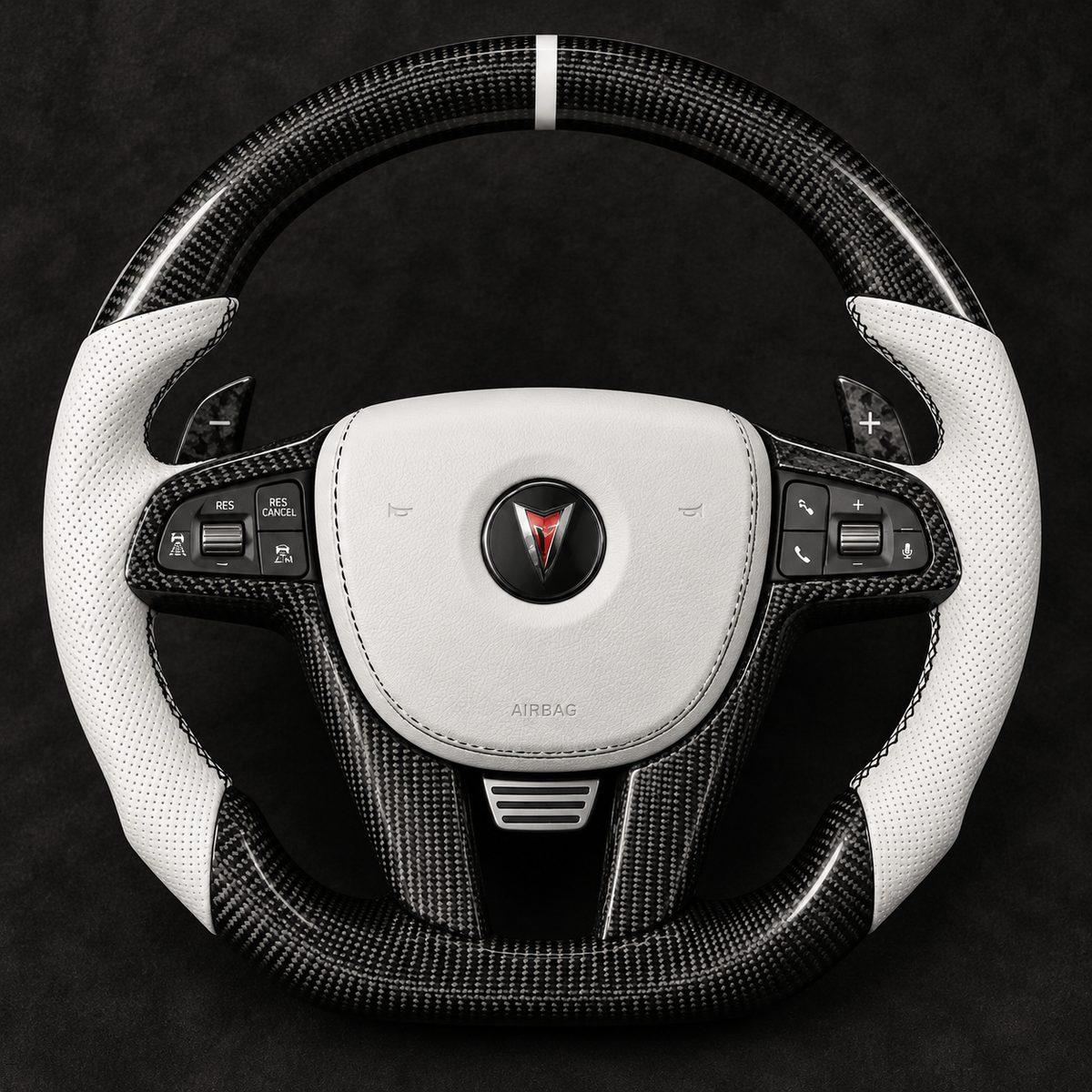 John Bors Pontiac G8 Custom Carbon Fiber Steering
