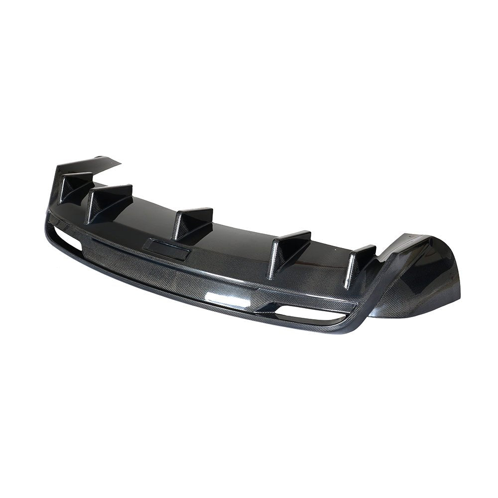 DynaCarbon™️ Carbon Rear Diffuser for Tesla Model X 75D 90D P90D 100D P100D 2016-2018
