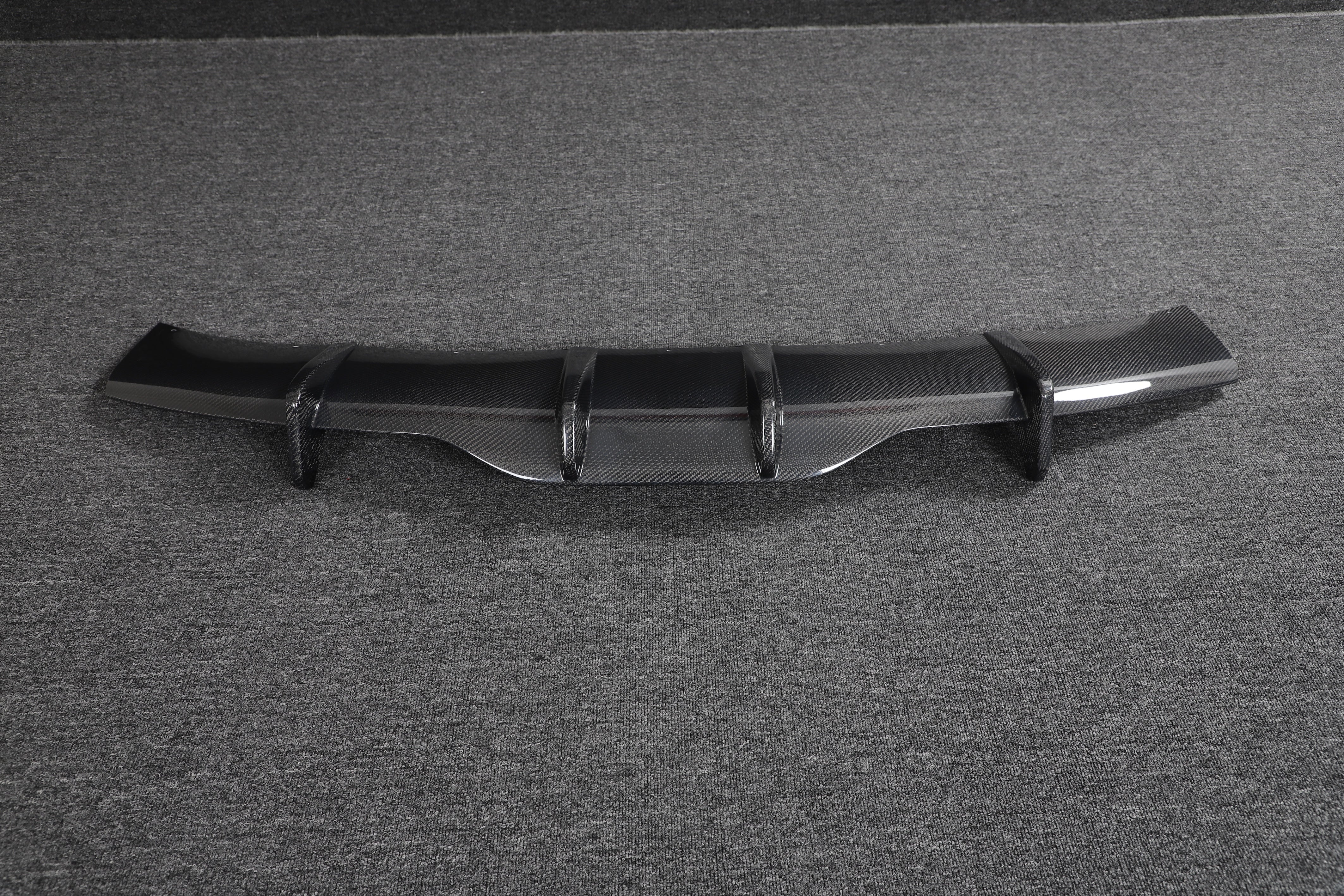 DynaCarbon™️ Carbon Rear Bumper Diffuser for Tesla Model S Plaid 2021-2023