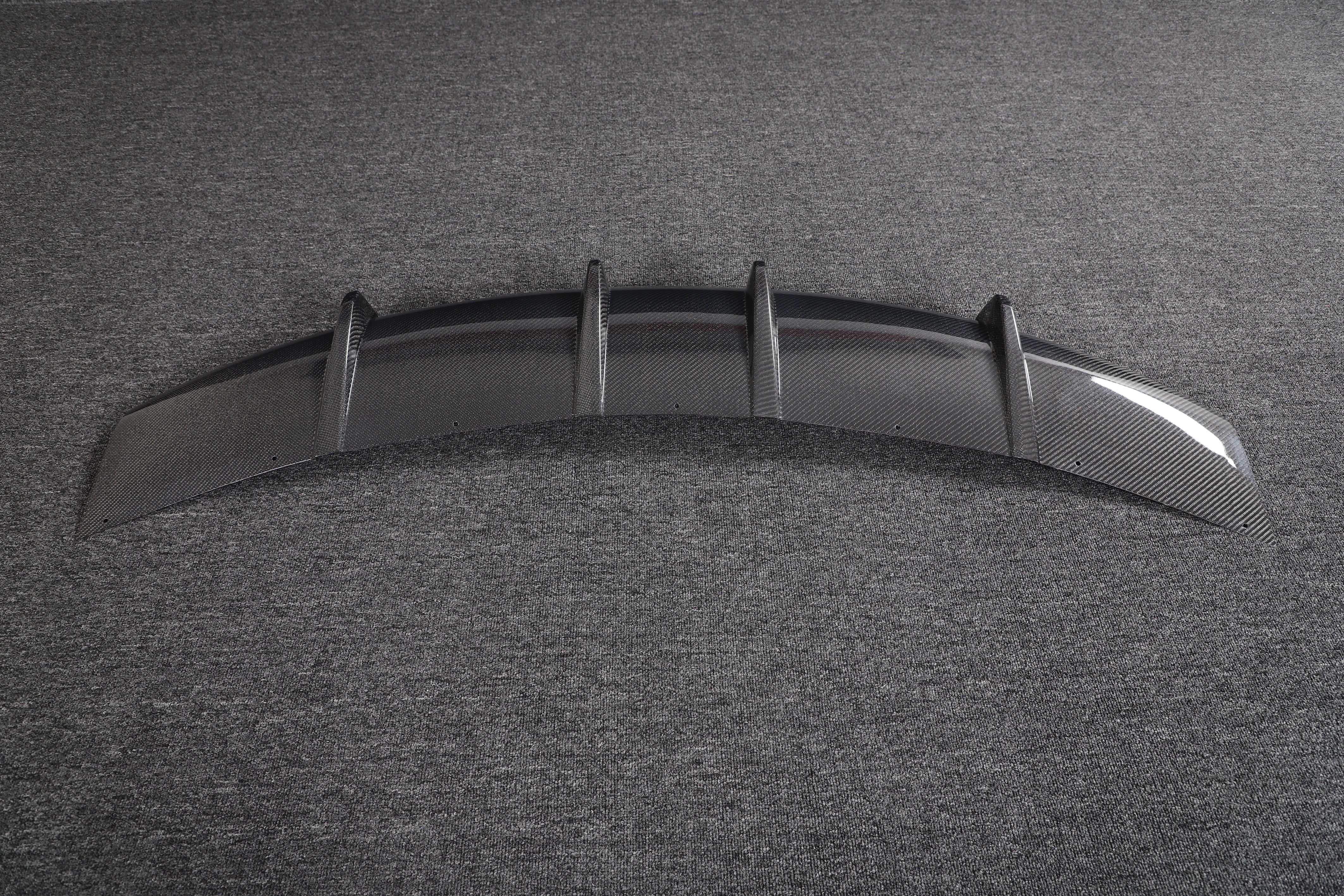 DynaCarbon™️ Carbon Rear Bumper Diffuser for Tesla Model S Plaid 2021-2023