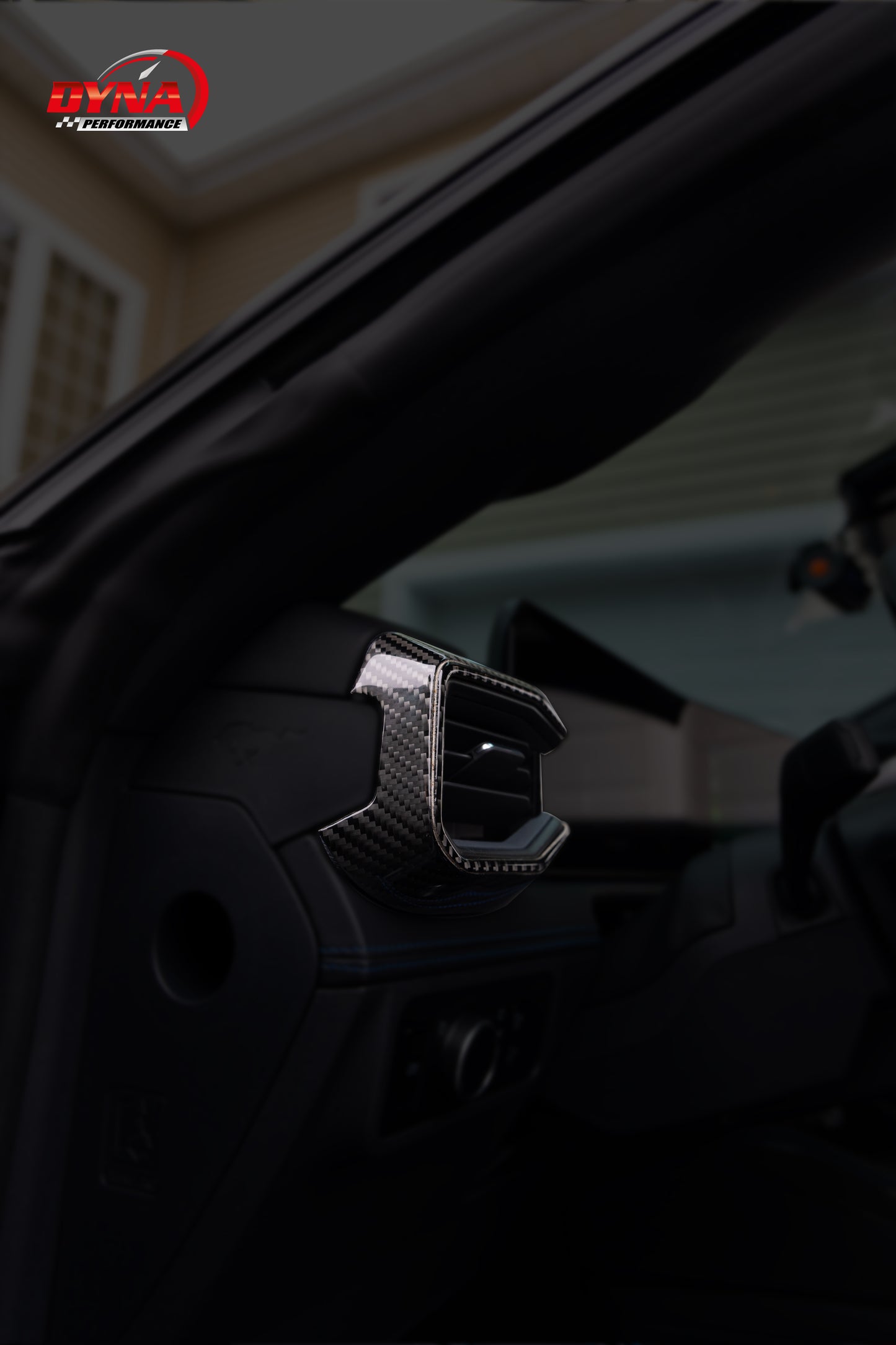 DynaCarbon™ Carbon Driver and Passenger Trims for Ford Mustang 2024