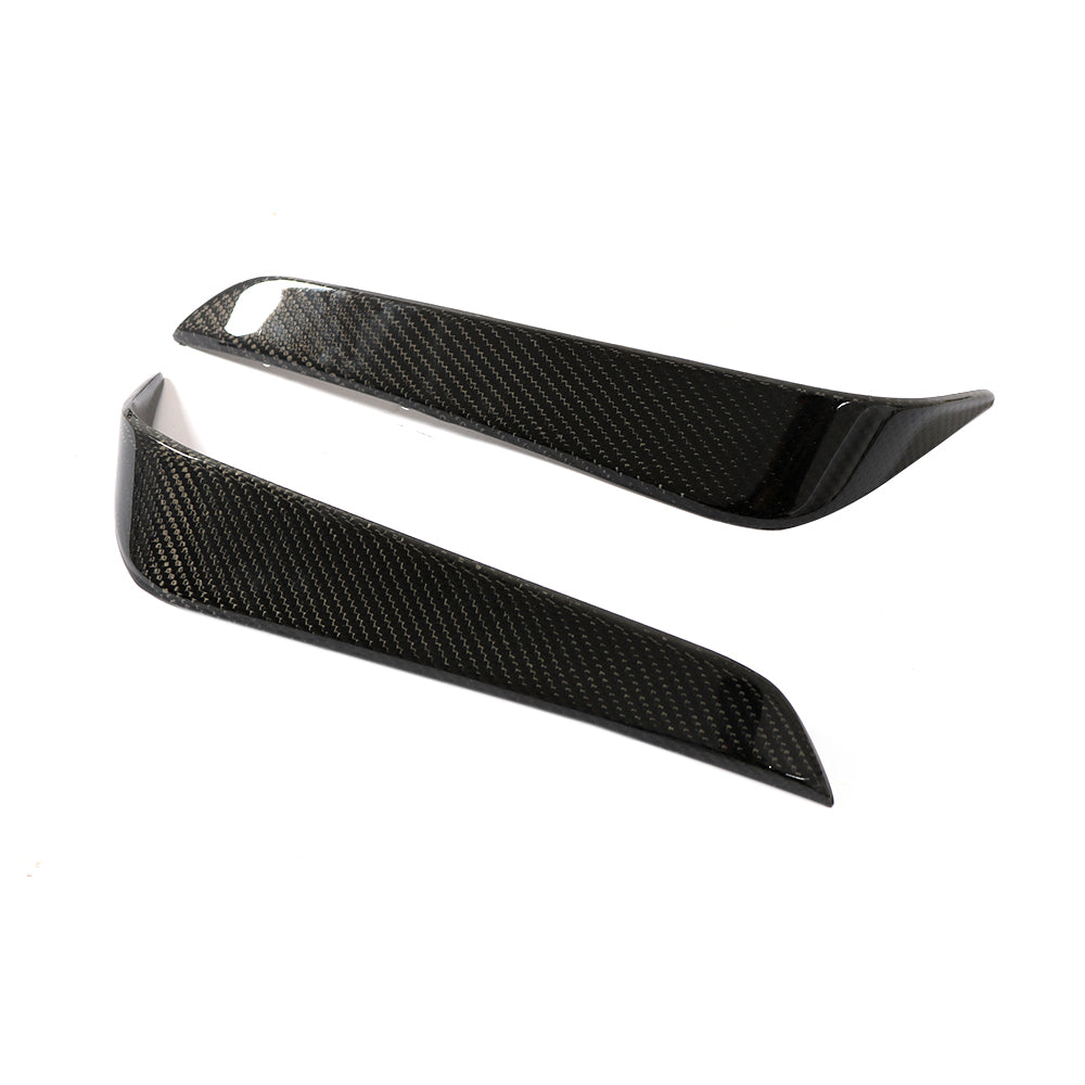 DynaCarbon™️ Carbon Rear Bumper Vents Fins for Tesla Model X 75D 90D P90D 100D P100D 2016-2018