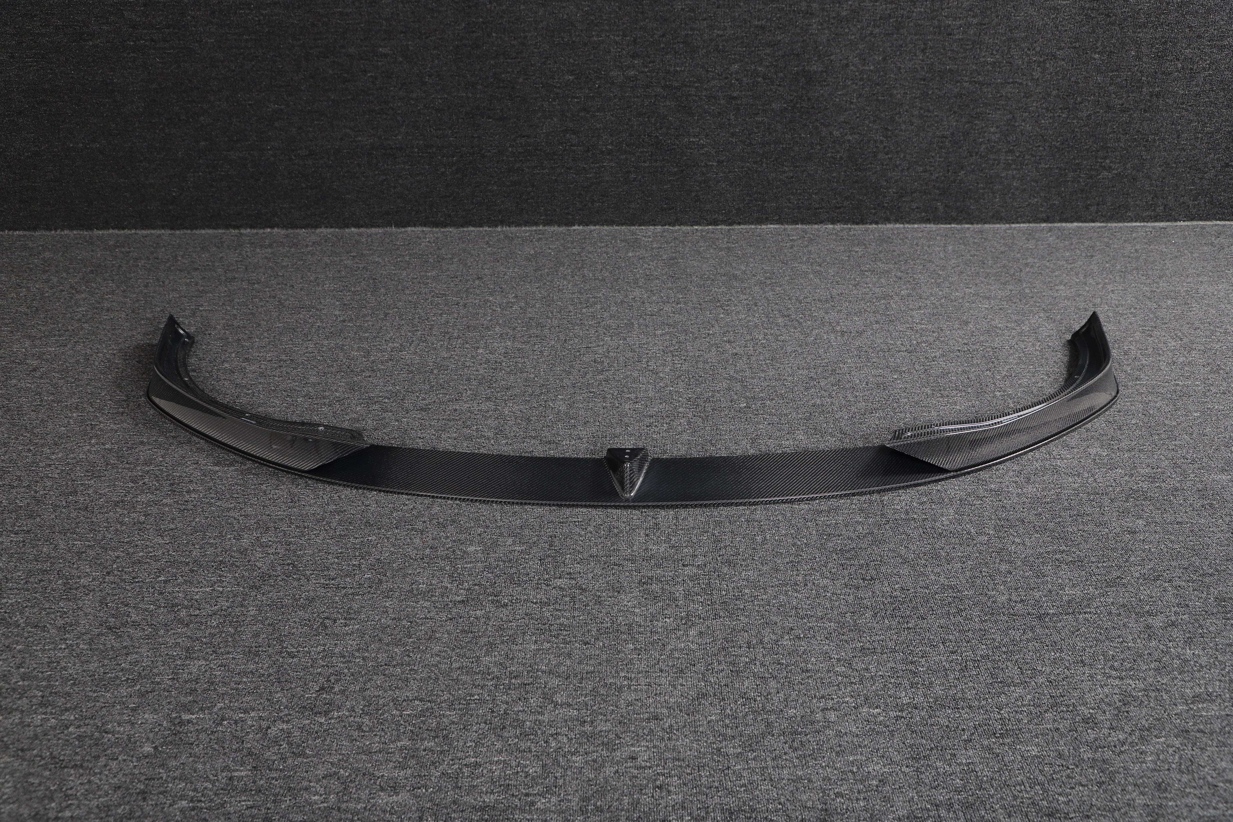 DynaCarbon™️ Carbon Front Bumper Lip for Tesla Model S Plaid 2021-2023