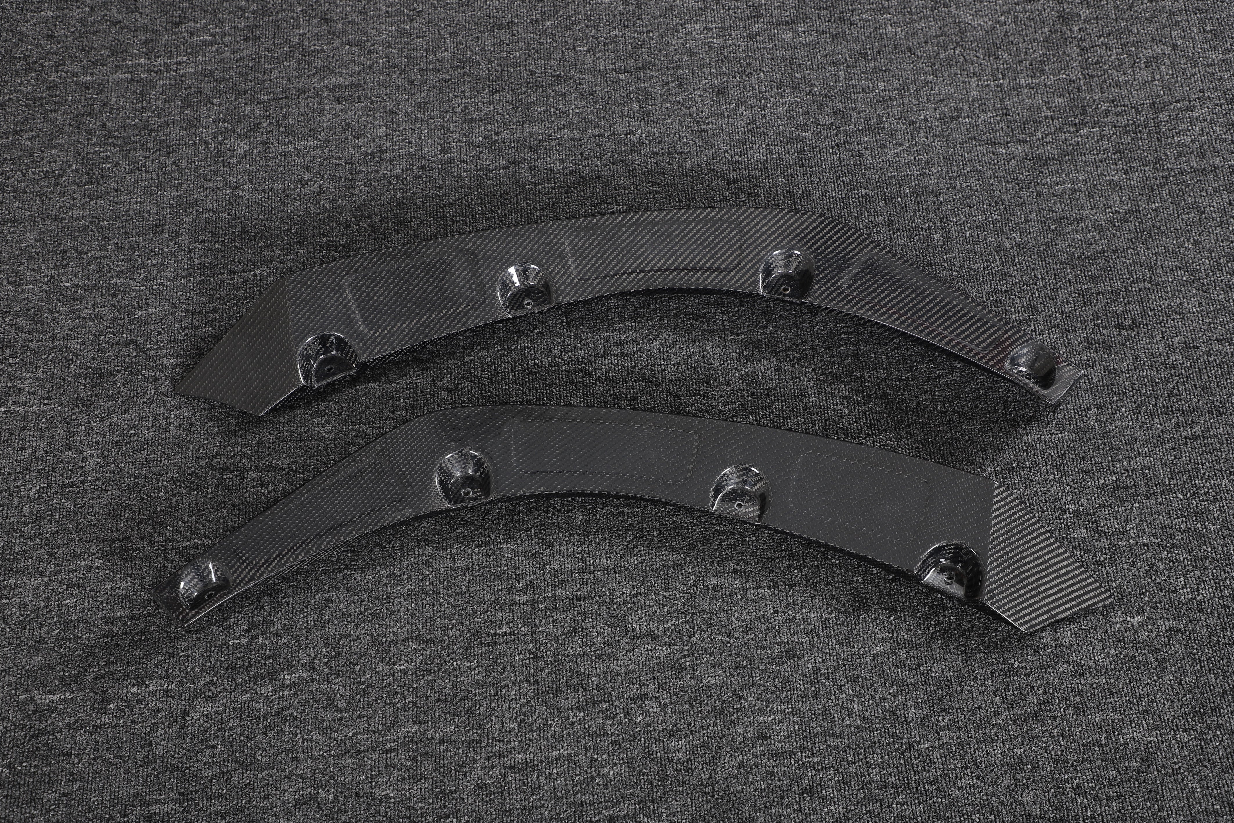 DynaCarbon™️ Carbon Front Bumper Lip for Tesla Model S Plaid 2021-2023