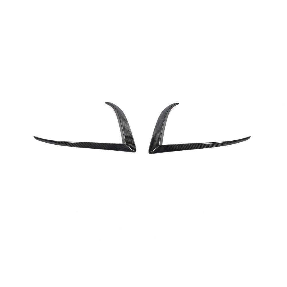 DynaCarbon™️ Carbon Front Bumper Fins for Tesla Model S 2021-2022
