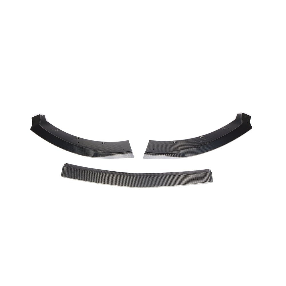 DynaCarbon™️ Carbon Fiber 3 PCS Front Lip for Ford Mustang GT Coupe 2015-2017 (Fits All GT and Ecoboost Models)