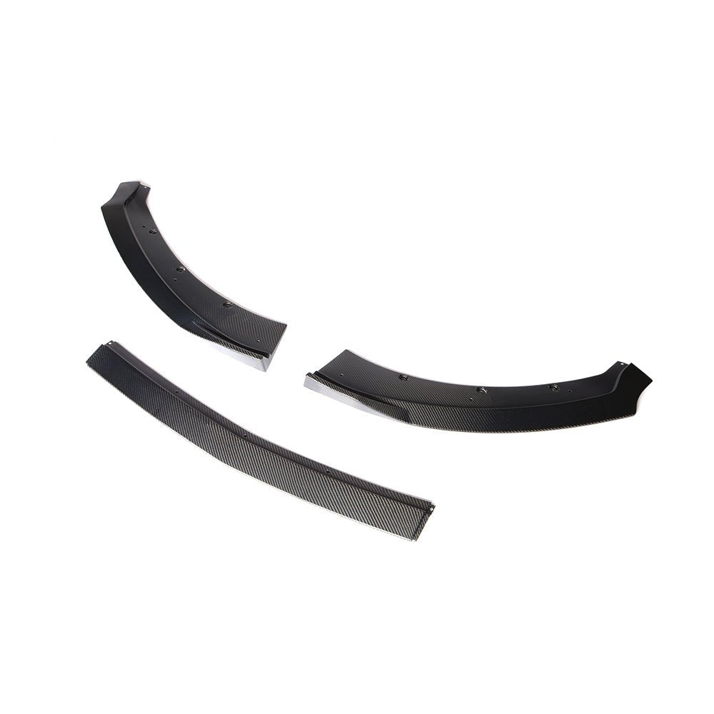 DynaCarbon™️ Carbon Fiber 3 PCS Front Lip for Ford Mustang GT Coupe 2015-2017 (Fits All GT and Ecoboost Models)