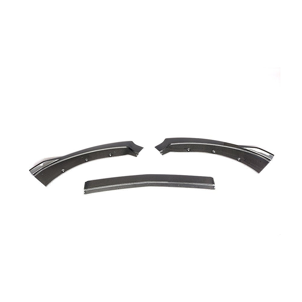 DynaCarbon™️ Carbon Fiber 3 PCS Front Lip for Ford Mustang GT Coupe 2015-2017 (Fits All GT and Ecoboost Models)
