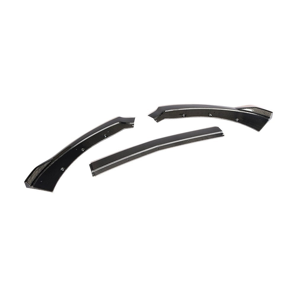 DynaCarbon™️ Carbon Fiber 3 PCS Front Lip for Ford Mustang GT Coupe 2015-2017 (Fits All GT and Ecoboost Models)